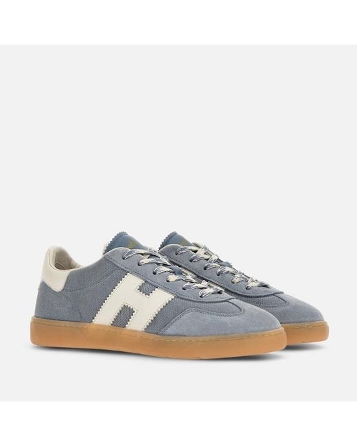 Hogan Blue Cool Lace-Up Sneakers