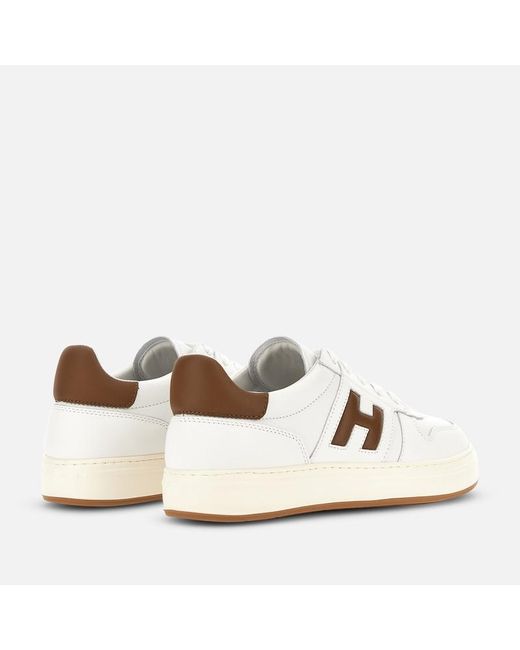 Hogan White Flat Sneaker, for men