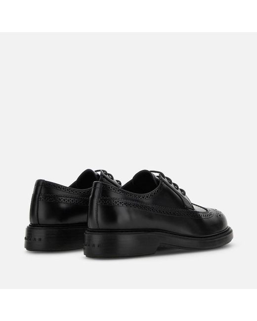 Hogan Black Lace-Ups And Moccasins, for men
