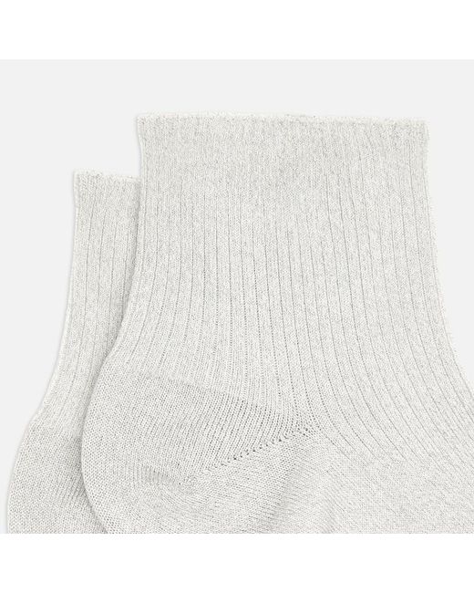 Hogan White Socks, (One Size)