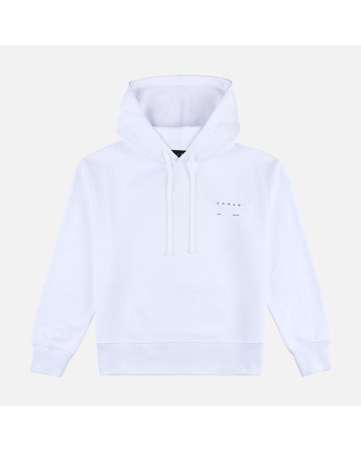 Sudadera En Algodón Hogan de color White
