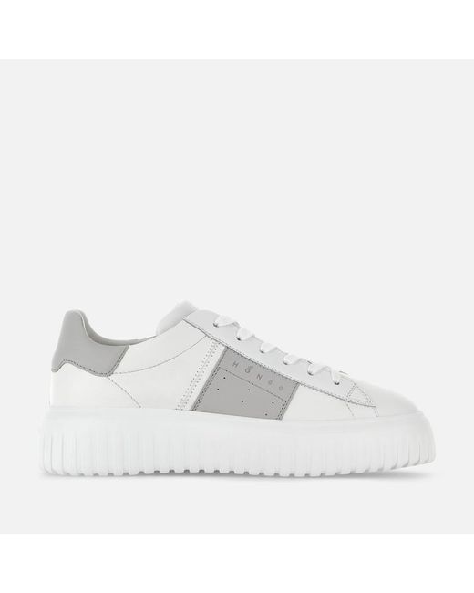 Hogan White Sneakers H-Stripes for men