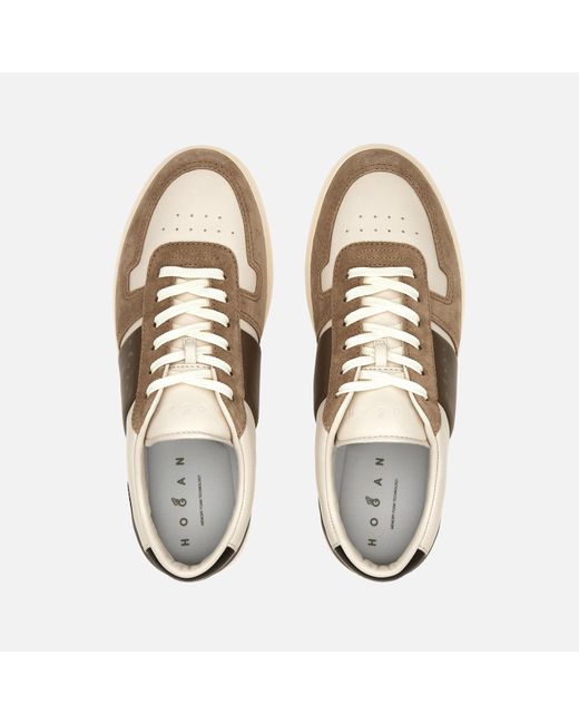 Sneakers Basse di Hogan in Brown da Uomo