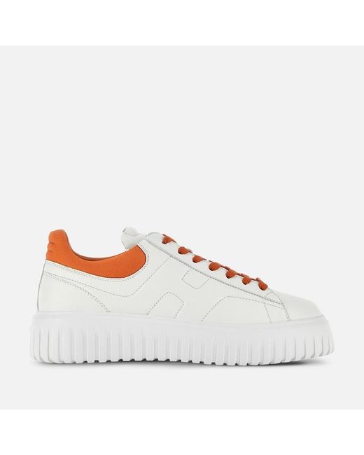 Hogan White Sneakers H-Stripes for men