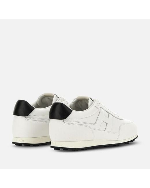 Hogan White Sporty Sneakers, for men
