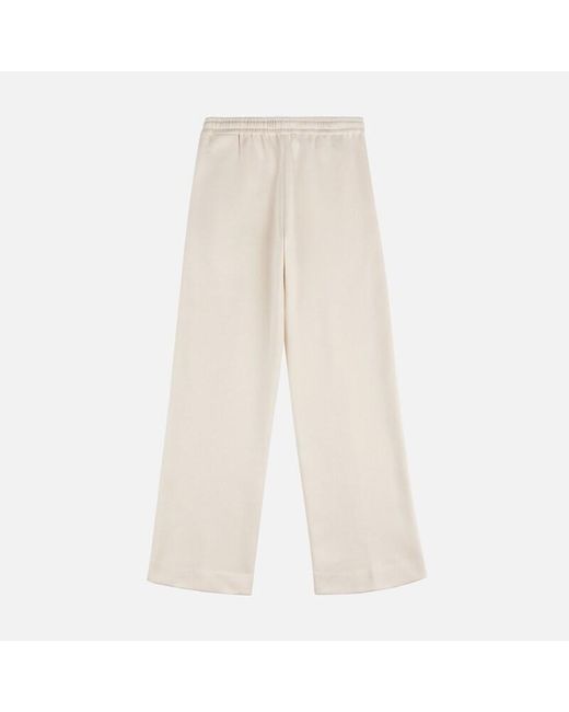 Pantalones En Tejido Algodón Y Cashmere Hogan de color Natural