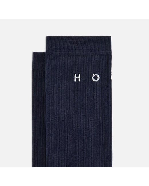 Hogan Blue Hosiery, (One Size) for men