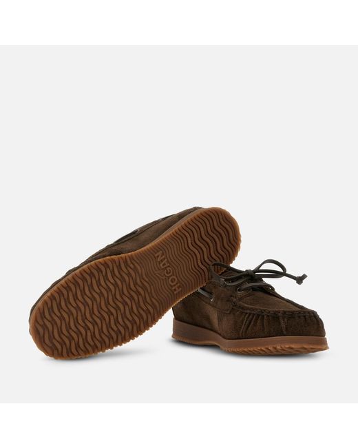 Hogan Brown Bootsschuhe Traditional