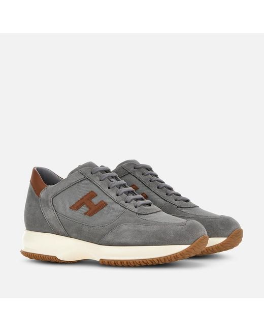 Sneakers Interactive Hogan pour homme en coloris Gray