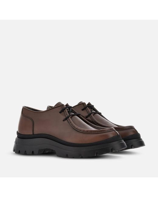 Stringate e mocassini di Hogan in Brown da Uomo