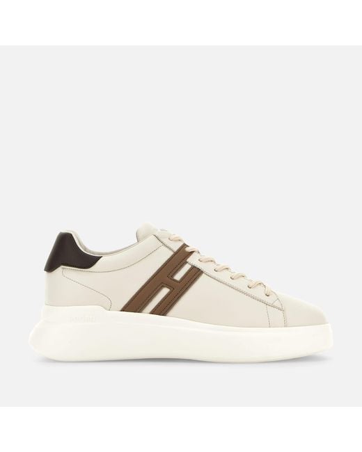 Maxi Sneaker di Hogan in Natural da Uomo