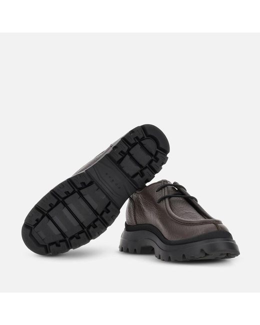 Hogan Brown Lace-Ups And Moccasins, for men