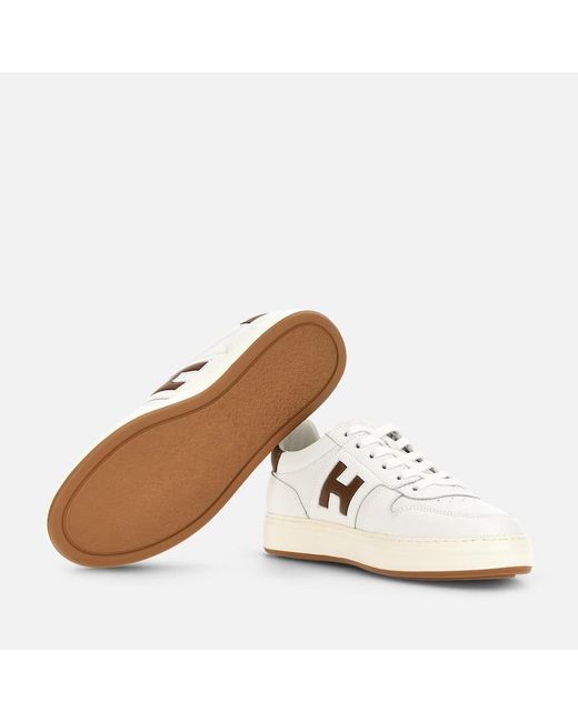 Hogan White Flat Sneaker, for men