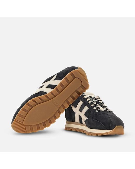 Hogan Blue Sporty Sneakers,