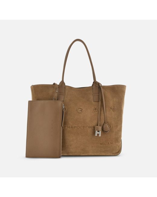 Hogan Brown Shopper Address Medium