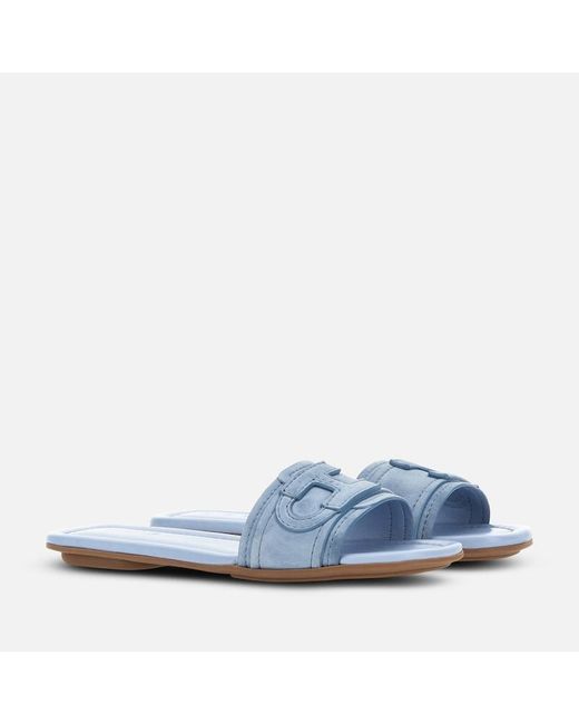 Hogan Blue Sandals,