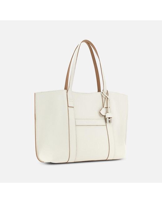 Sac Shopping Script Medium Hogan en coloris White