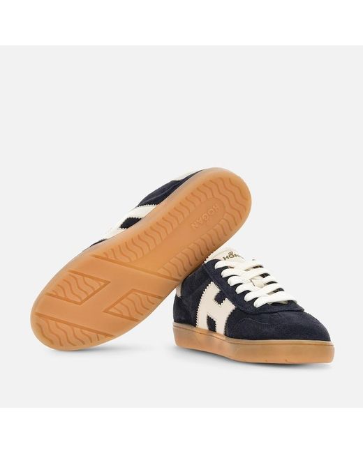 Hogan Blue Flat Sneakers,