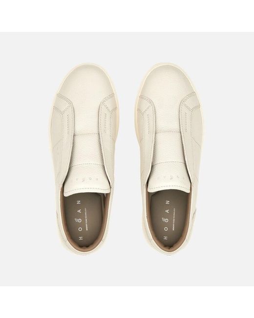 Hogan White Flat Sneaker, for men