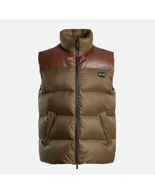 Hogan Synthetic Down Gilet in Green for 