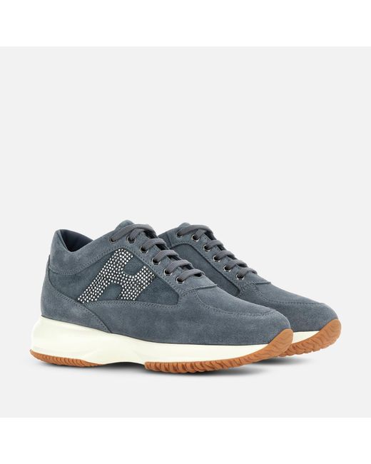 Hogan Blue Sneakers Interactive