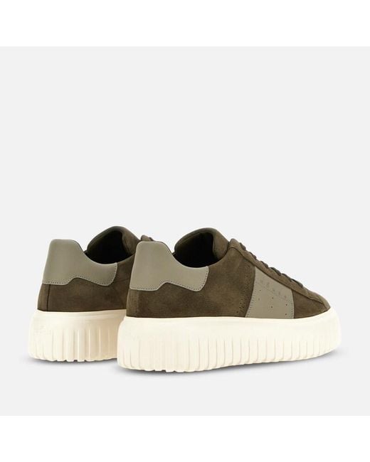 Hogan Green Chunky Sneakers, for men
