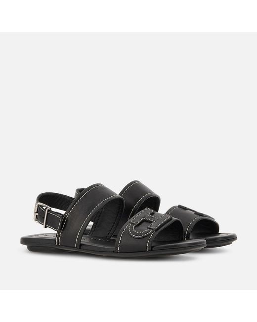 Hogan Black Sandals,