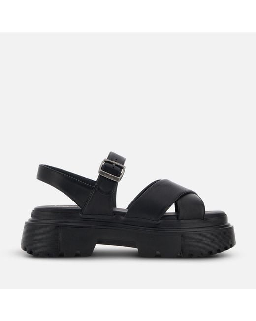 Hogan Black Sandals