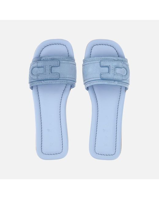 Hogan Blue Sandals,