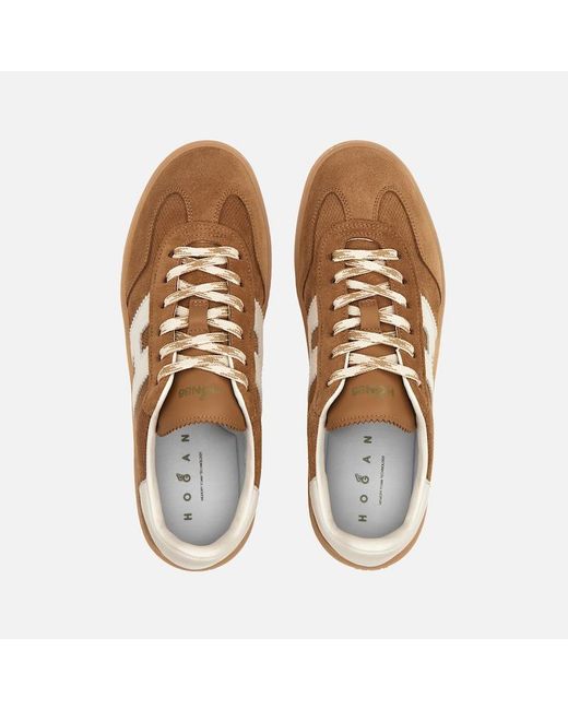 Hogan Brown Light Cool Allacciato H Sneakers