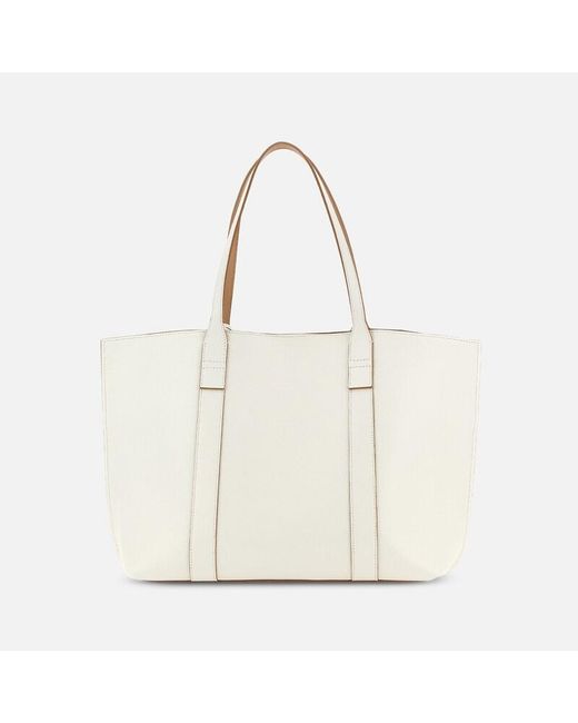 Sac Shopping Script Medium Hogan en coloris White