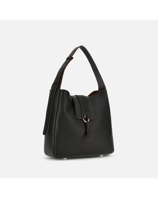 Hogan Black Shoulder Bags, (One Size)