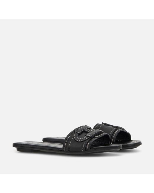 Hogan Black Sandals,