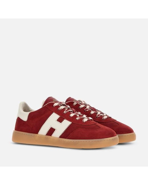 Hogan Red Flat Sneakers,