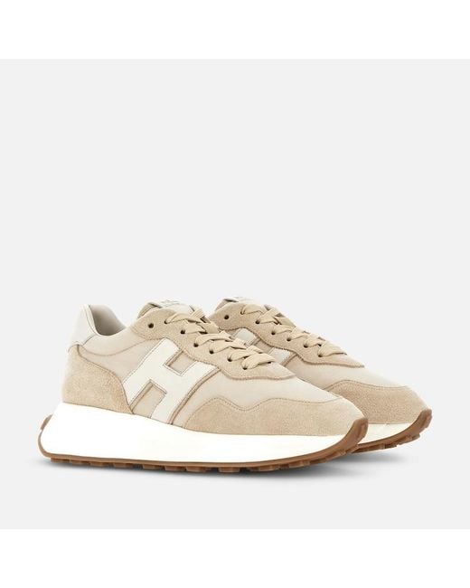 Hogan Natural Sporty Sneakers,