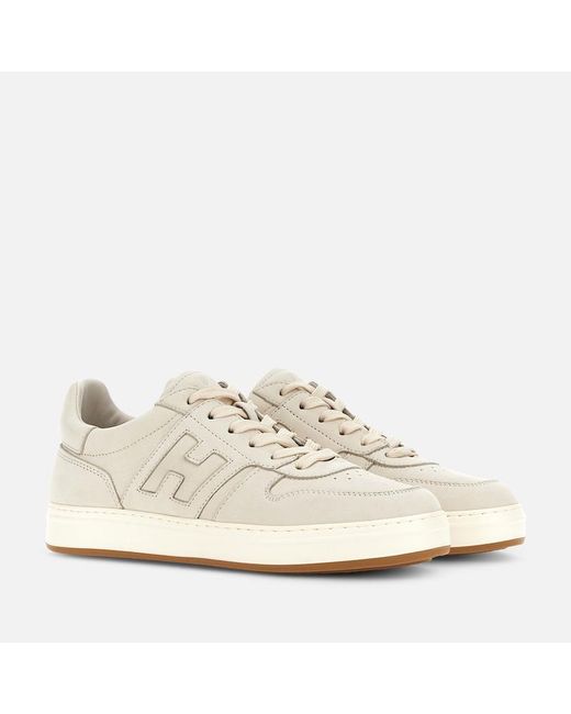Hogan White Flat Sneaker, for men