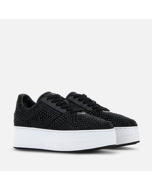 Hogan Black Sneakers Skyscraper