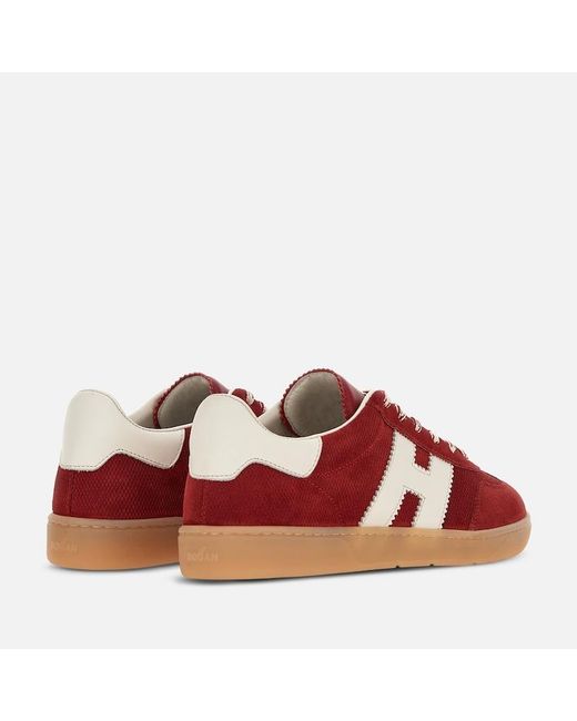 Hogan Red Flat Sneakers,