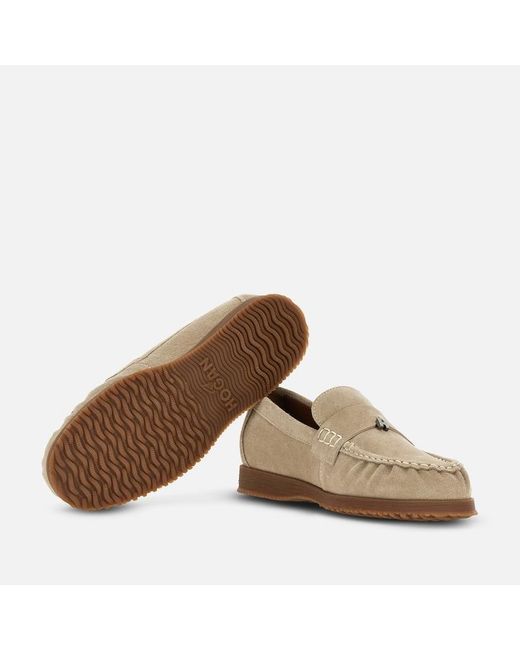 Hogan Natural Loafers,