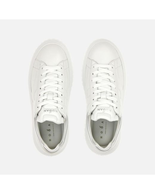 Hogan White Sneakers H-Stripes
