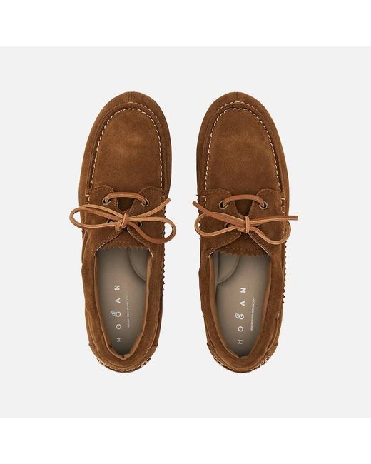 Hogan Brown Loafers,