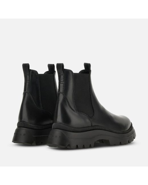 Hogan Black Boots And Chelsea, for men