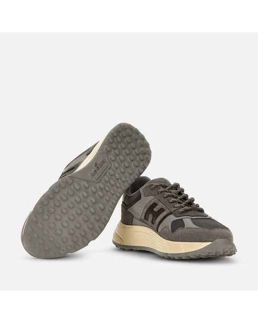 Hogan Brown Sporty Sneakers, for men