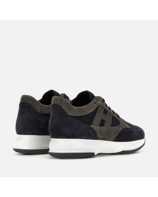 Hogan Black Chunky Sneakers, for men