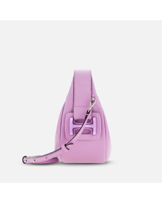 Bolso Mini H-Bag Hogan de color Purple