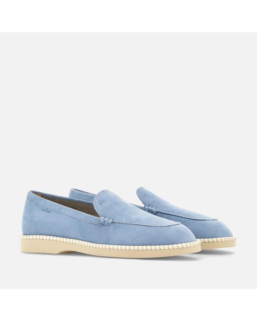 Hogan Blue Loafers H642
