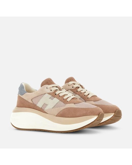 Hogan Natural Chunky Sneakers, Light,