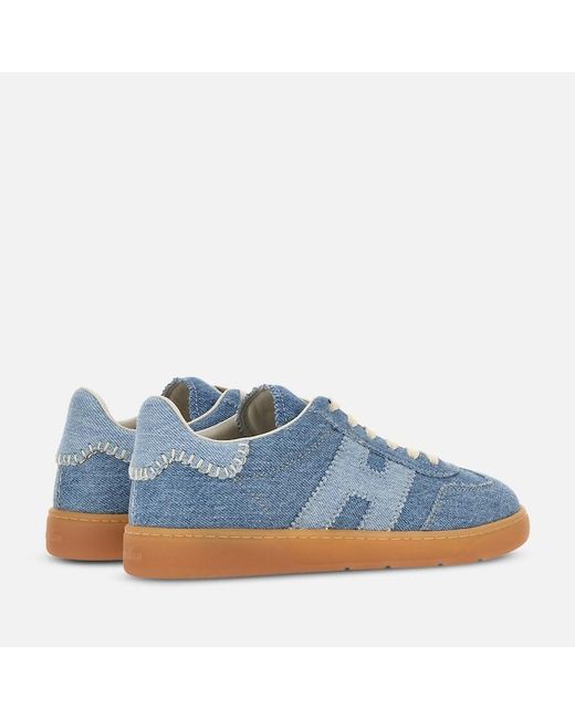 Hogan Blue Flat Sneakers,