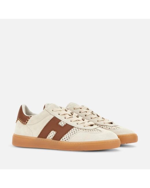 Hogan Brown Cool Allacciato Forature Sneakers