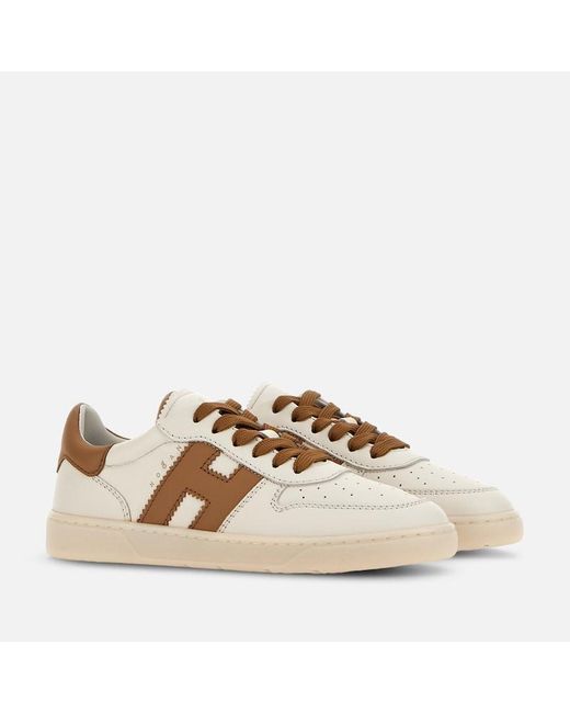 Hogan Brown Shoes, Camel,Off